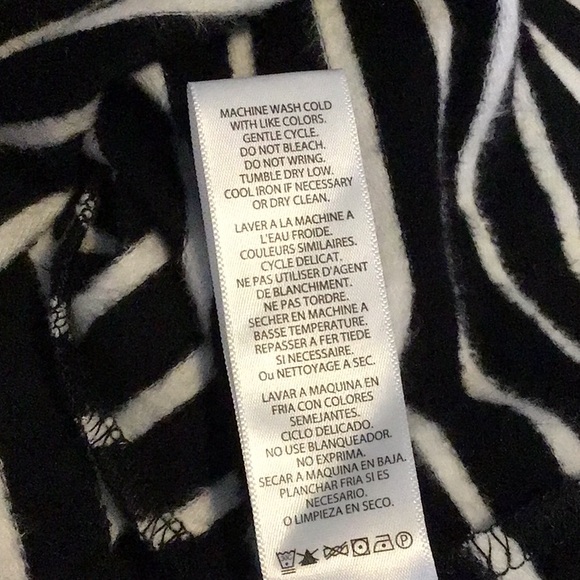 NWT Splendid Black/White Striped Shirt/Dress XS - Picture 6 of 9